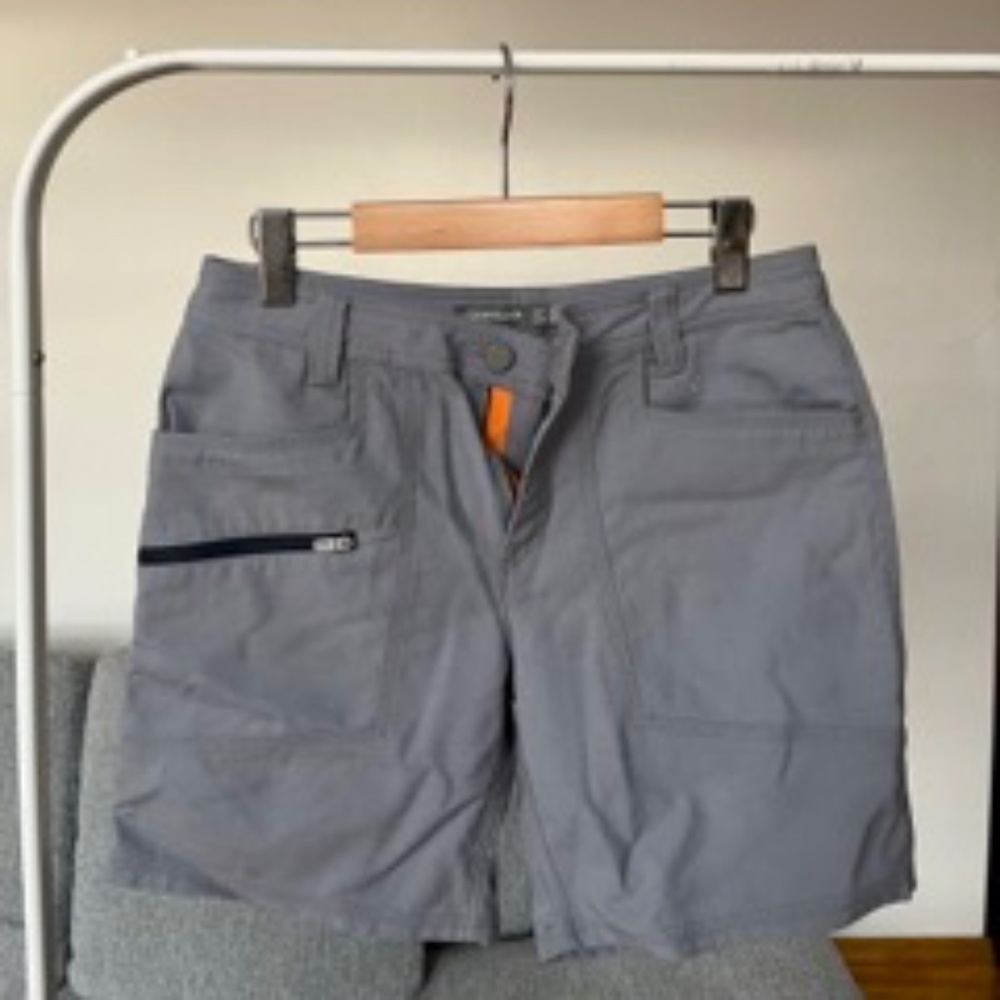 Icebreaker | Grey Merino Wool Blend Hiking Shorts
